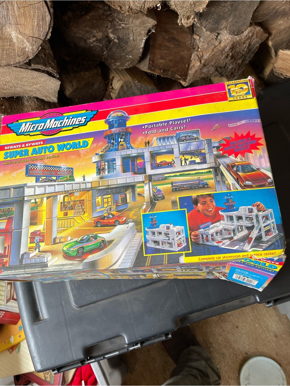 Micro Machines 1996 Super Auto World Hiways & Byways Playset By Galoob Toy